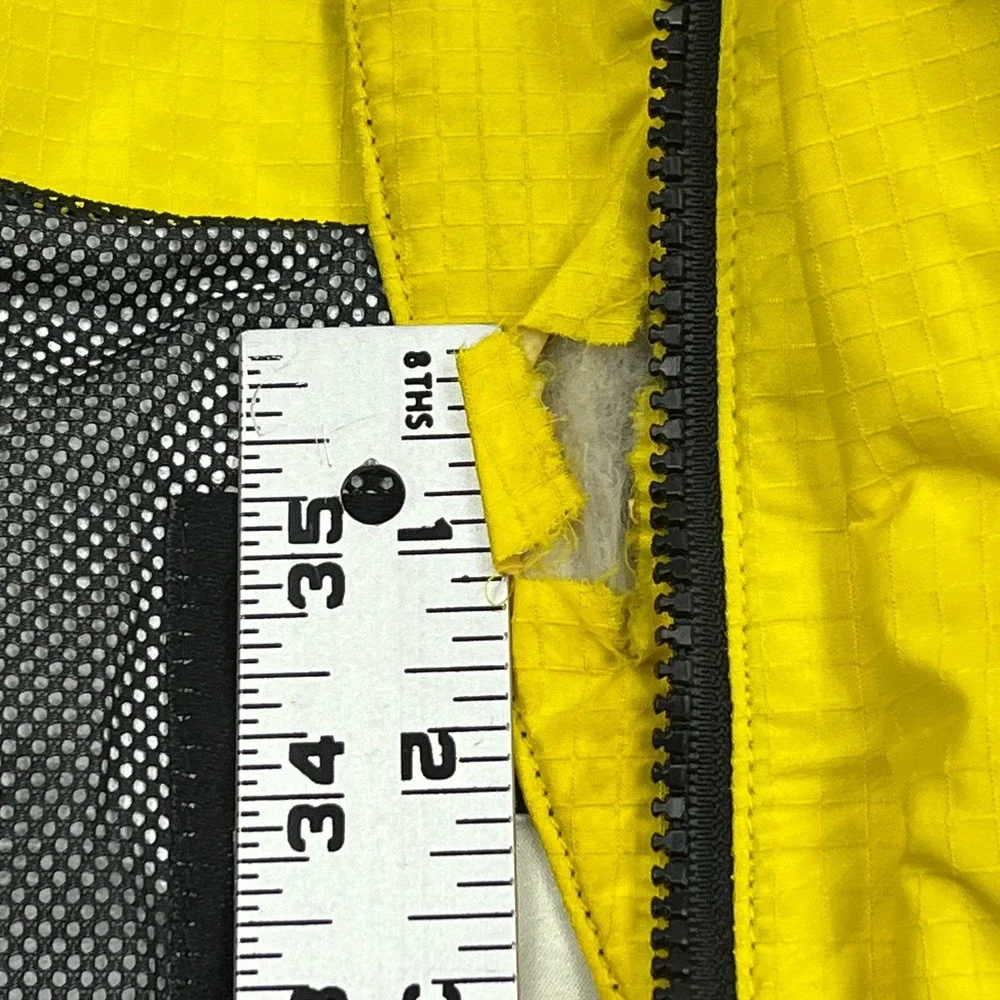 VTG The North Face Gore-Tex Pro Search & Rescue Jacket Men's Large Yellow Hooded